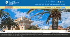 Desktop Screenshot of medusahotel.it